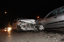 بالصور: إصابة شاب بحادث طرق بين 3 مركبات وسط مدينة يافا 